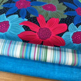 Fizz 3 Piece Fat quarter Bundle 100% Premium Cotton Fabrics