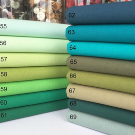 15 Piece Green Blenders Fat Quarter Bundle Rainbow Craft