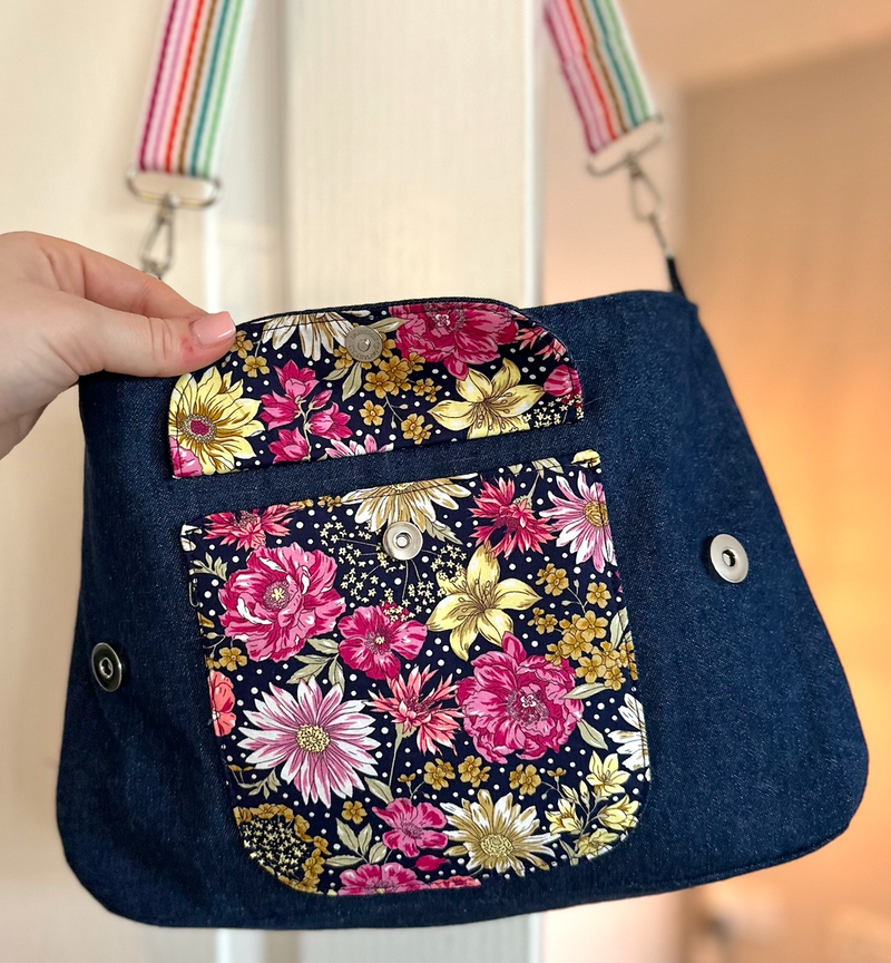 Bag In A Box - Cross Body Satchel Bag Project Kit With Video Tutorial & Printed Pattern