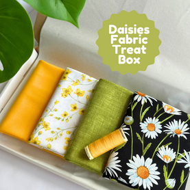 Daisies 4 Piece FQ Bundle Plus Thread Treat Box