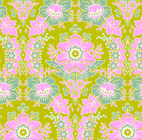 Ochre Oxford Full Bloom By Figo Themed Premium Cotton Sold Per 1/2 Metre