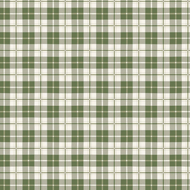 Green Plaid 100% Premium Cotton Christmas Fabric Sold Per 1/2 Metre