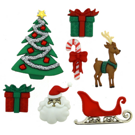 Christmas Eve Dress It Up Buttons