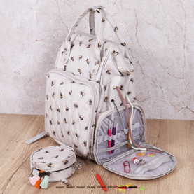 Craft Storage Backpack Bee Themed - Lots of storage