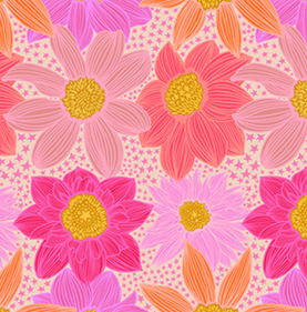 Blossom Floral 100% Premium Cotton Fabric | Jumpstart By Anna Maria