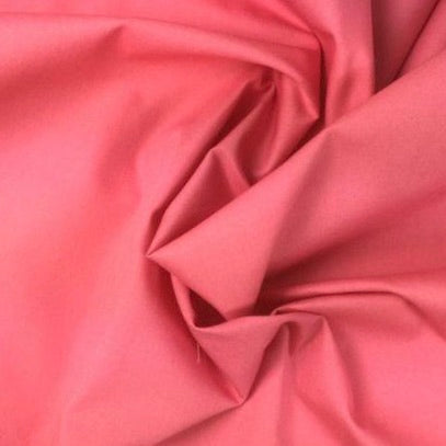 Blush Pink cotton poplin fabric