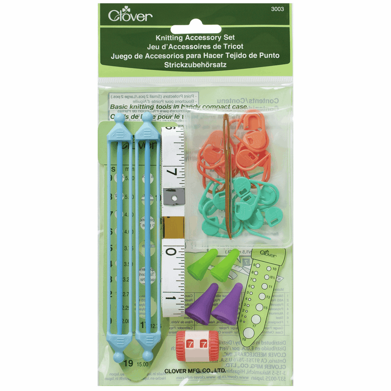 Clover Knit Mate Knitting accessory set, great for beginner knitters