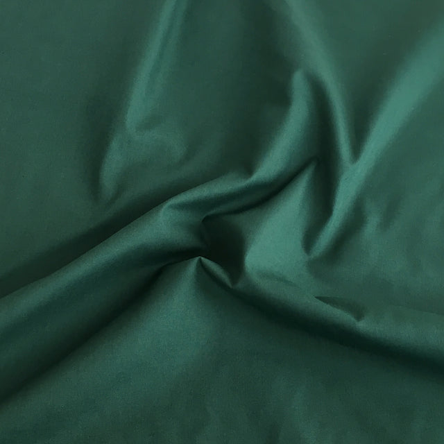 Bottle Green plain polycotton fabric