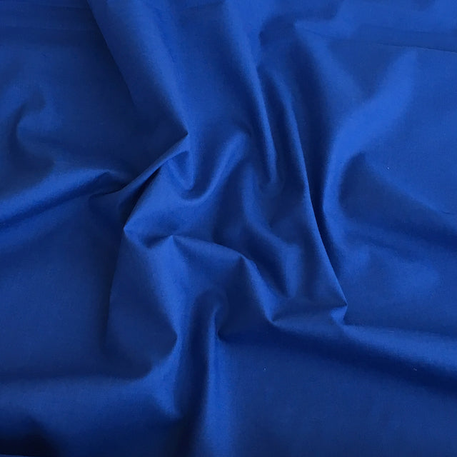 Royal Blue plain polycotton fabric