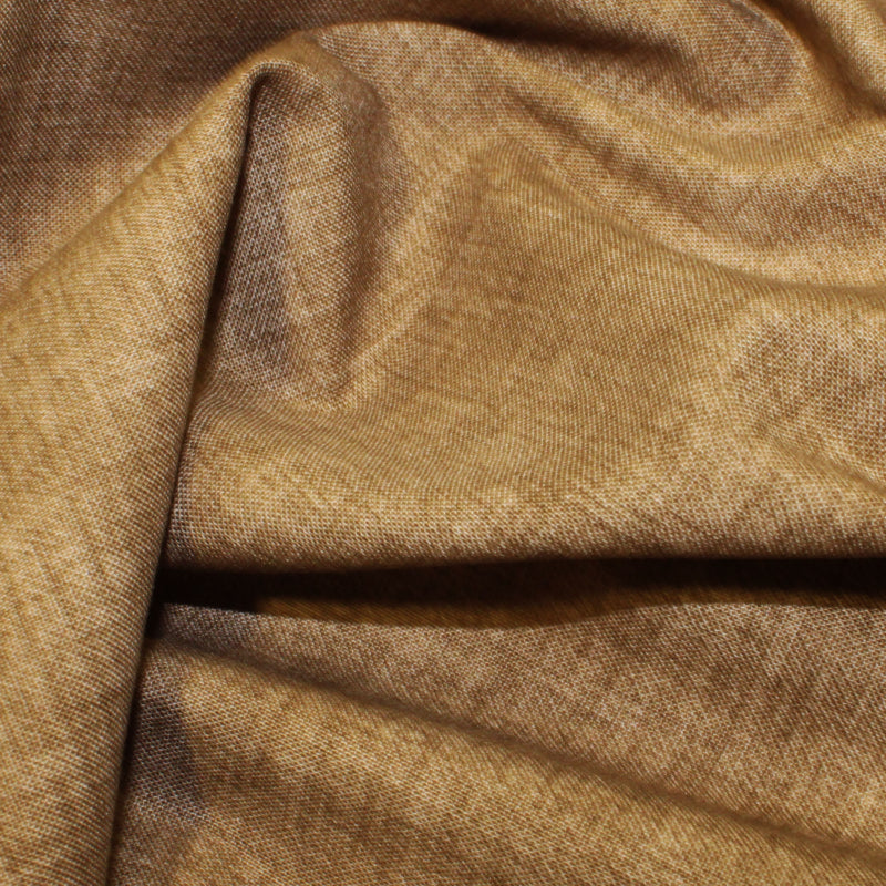 7. Brown 100% cotton linen effect fabric