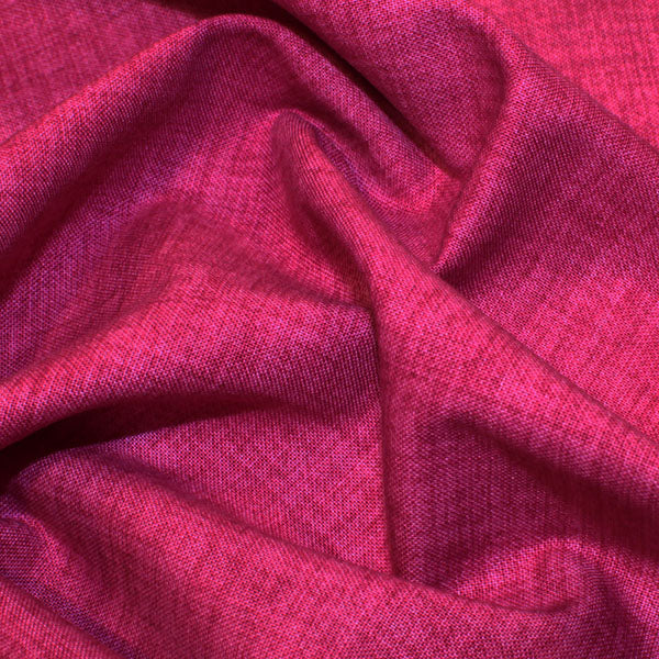 4. Fuchsia 100% cotton linen effect fabric
