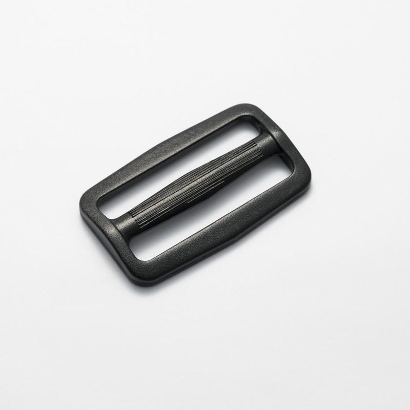 3 Bar Slide Black Plastic Delrin Buckle in Sizes 20mm, 25mm or 40mm.  Sold Individually