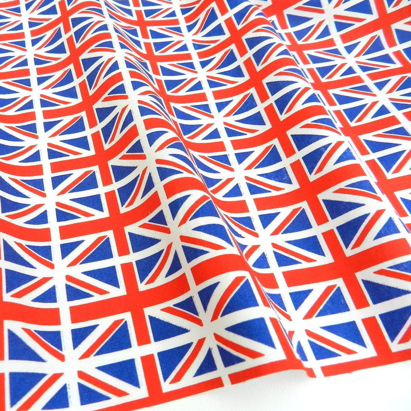 Union Jack 100% cotton poplin fabric