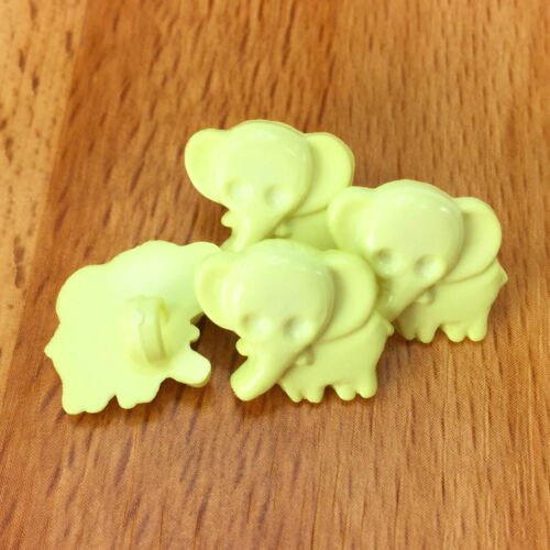 Nellie the Elephant Button - yellow no 3