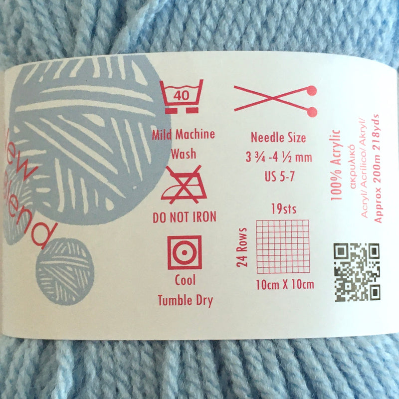 What does the information mean on the Wool Ball Band Label