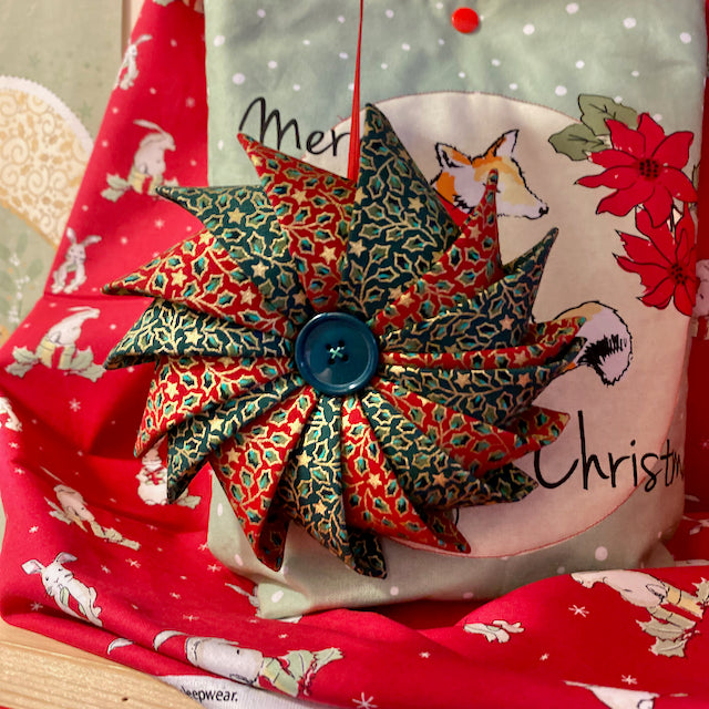 Christmas Pin Wheel Video Tutorial