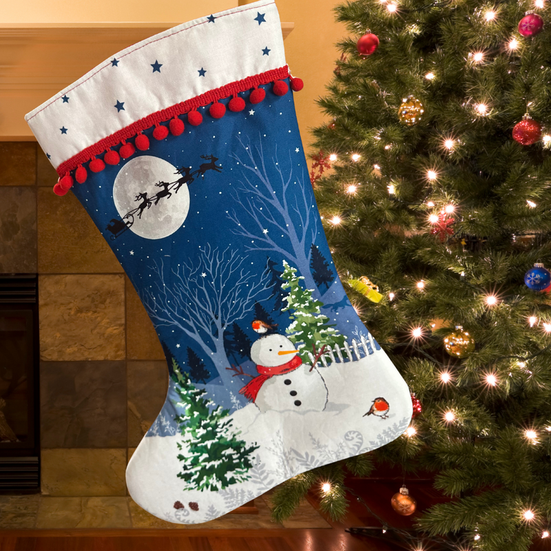 Winter Moon Stocking Panel Kit