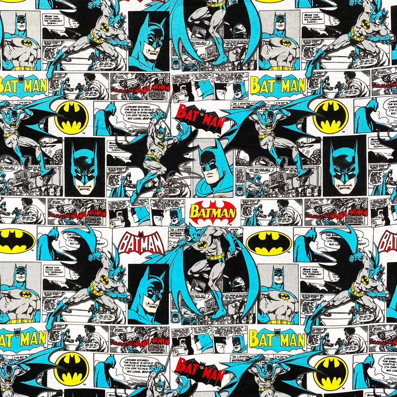 Batman Comic Strip - 100% Cotton Fabric