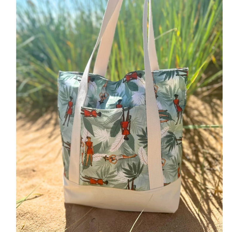 Fabric Bundle For Simplicity Beach Bag - Tutorial on our Stitchi Sewing Club