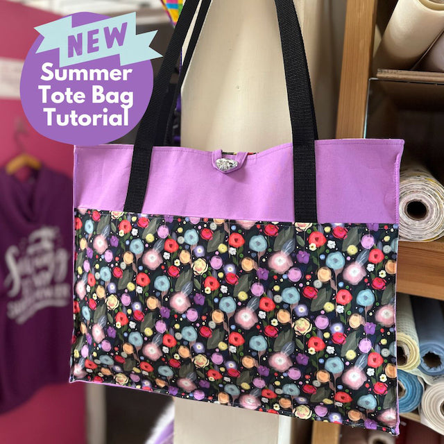 NEW Summer Tote bag Video Tutorial, suitable for beginners