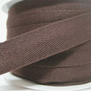 Brown Acrylic Webbing Tape 25mm Wide Sold Per Metre