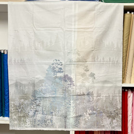 Tree Line Panel 100% Cotton fabric 110cm Long x 91cm Wide