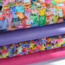 Peek-a-Boo Cat 4 piece Fat Quarter Bundle  100% Premium Cotton Fabric