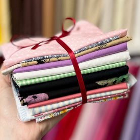 Approx. 500g Mixed 100% Cotton Poplin Remnant Bundle
