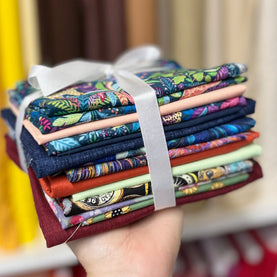 Approx. 643g Mixed 100% Premium Cotton Remnant Bundle