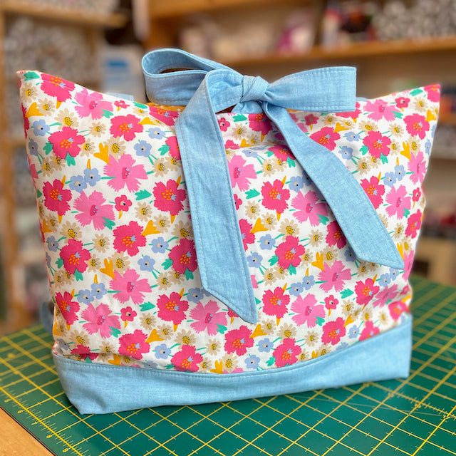 NEW floral summer bag kit including fabrics & interfacing