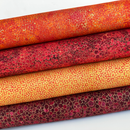 Shimmer Sunset Metallic 4 Piece Fat Quarter Bundle 100% Premium Cotton Fabrics