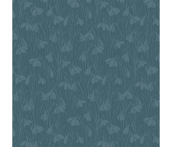 Liberty Snowdrop Spot design, Indigo Delphinium 100% cotton fabric sold per half metre, 112cm wide