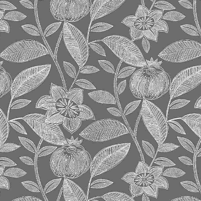 Sketched Florals 100% Premium Cotton by Timeless Treasures