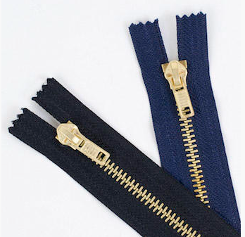5 Inch Navy Jeans Zip - Sold Individually