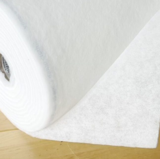 VH870 Fusible Wadding Soft: Iron-on: 90cm Wide.  White - Sold Per HALF METRE