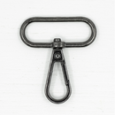 Gunmetal Lobster Hook Key Chain - 38mm - Sold individually
