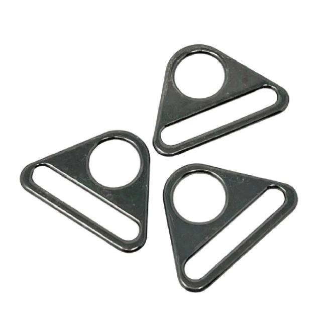 Gunmetal Triangle Connectors - 38mm - Sold Individually