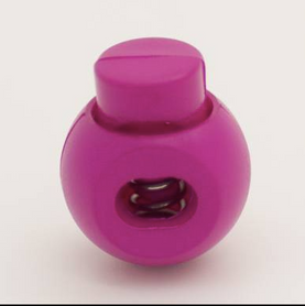 Fuschia Pink 1 Hole Cord Lock/Adjustable Slider - Sold Individually