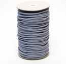 4 metre Piece Silver Polyester Cord 4mm Wide