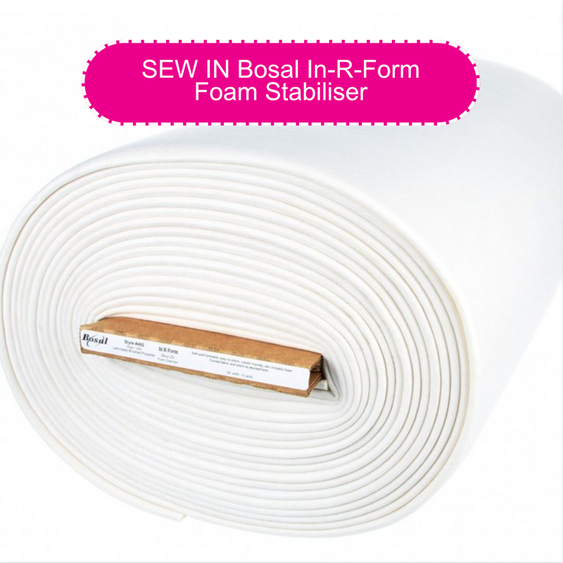 Bosal In-R-Form Sew In Foam Stabiliser, 58 inches wide, by the half metre~