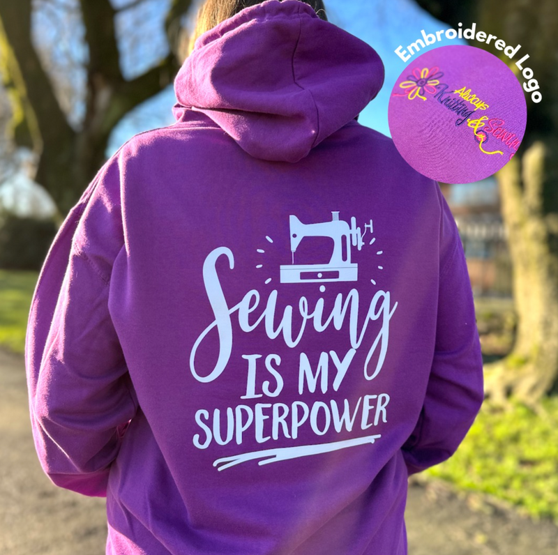 Exclusive AKAS 'Sewing Is My Superpower' Hoodie