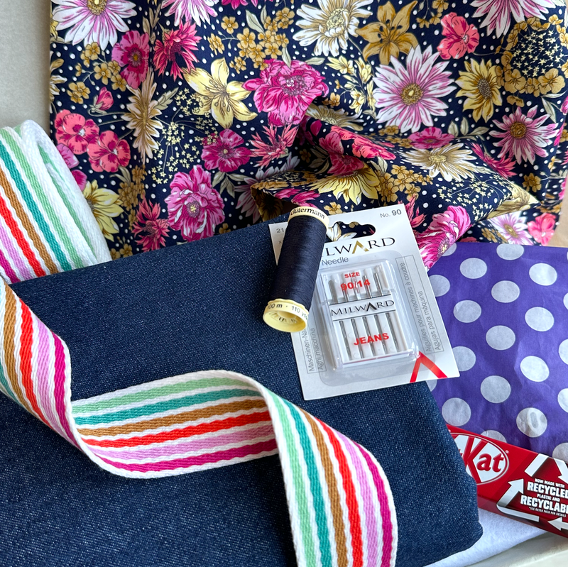 Bag In A Box - Cross Body Satchel Bag Project Kit With Video Tutorial & Printable Templates