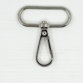 SILVER Coloured Lobster Hook Key Chain - 38mm - Sold individually