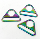 Rainbow Triangle Connectors - 38mm - Sold Individually