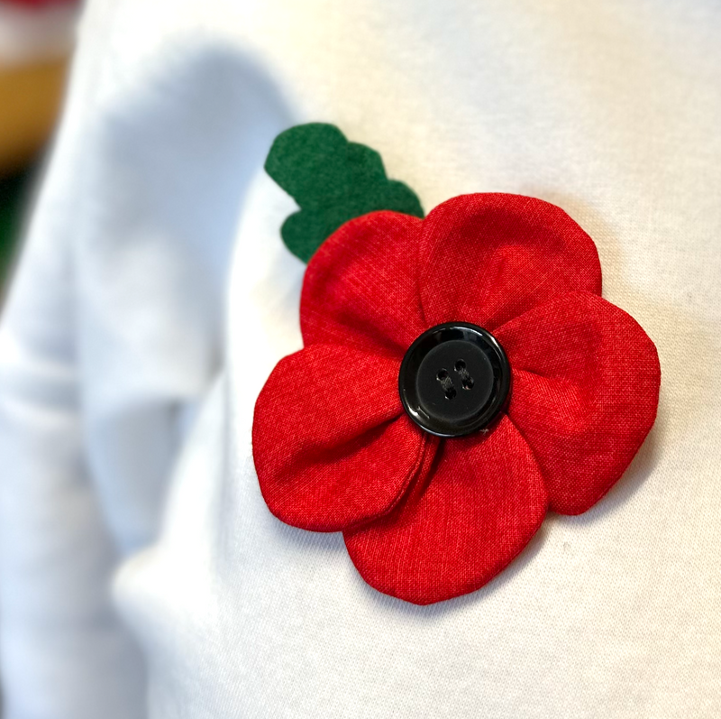 Fabric Kit To Make Amanda's Fabric Poppy *Tutorial On Youtube*