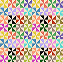 HALF PRICE Pinwheel Cream Piecework by Anna Maria Premium Cotton Fabric sold per 1/2 Metre