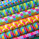 Brighter Shades Piecework 6 Piece Fat quarter Bundle Premium Cotton Fabrics