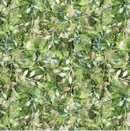 Green Entwined Vine Floral 100% Cotton Fabric Sold Per 1/2 Metre 140cm wide cc309