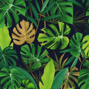 Black By The Beach 100% Cotton Poplin Sold Per 1/2 Metre 112cm Wide