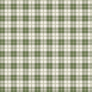 Green Plaid 100% Premium Cotton Christmas Fabric Sold Per 1/2 Metre
